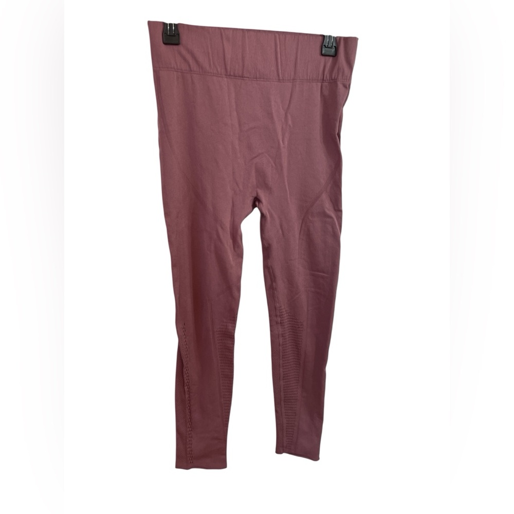 Fabletics High-Waisted Leggings Size L Mauve 34” Inseam Athletic Activewear